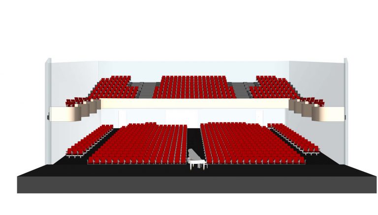 Teatre Apolo vista 3d de la sala