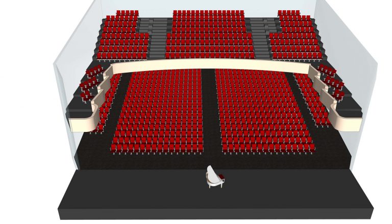 Teatre Apolo vista 3d de la sala