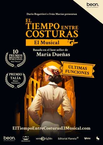 El tiempo entre costuras, El musical