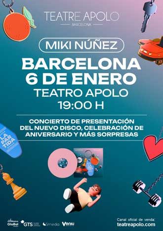 Miki Núñez en concierto